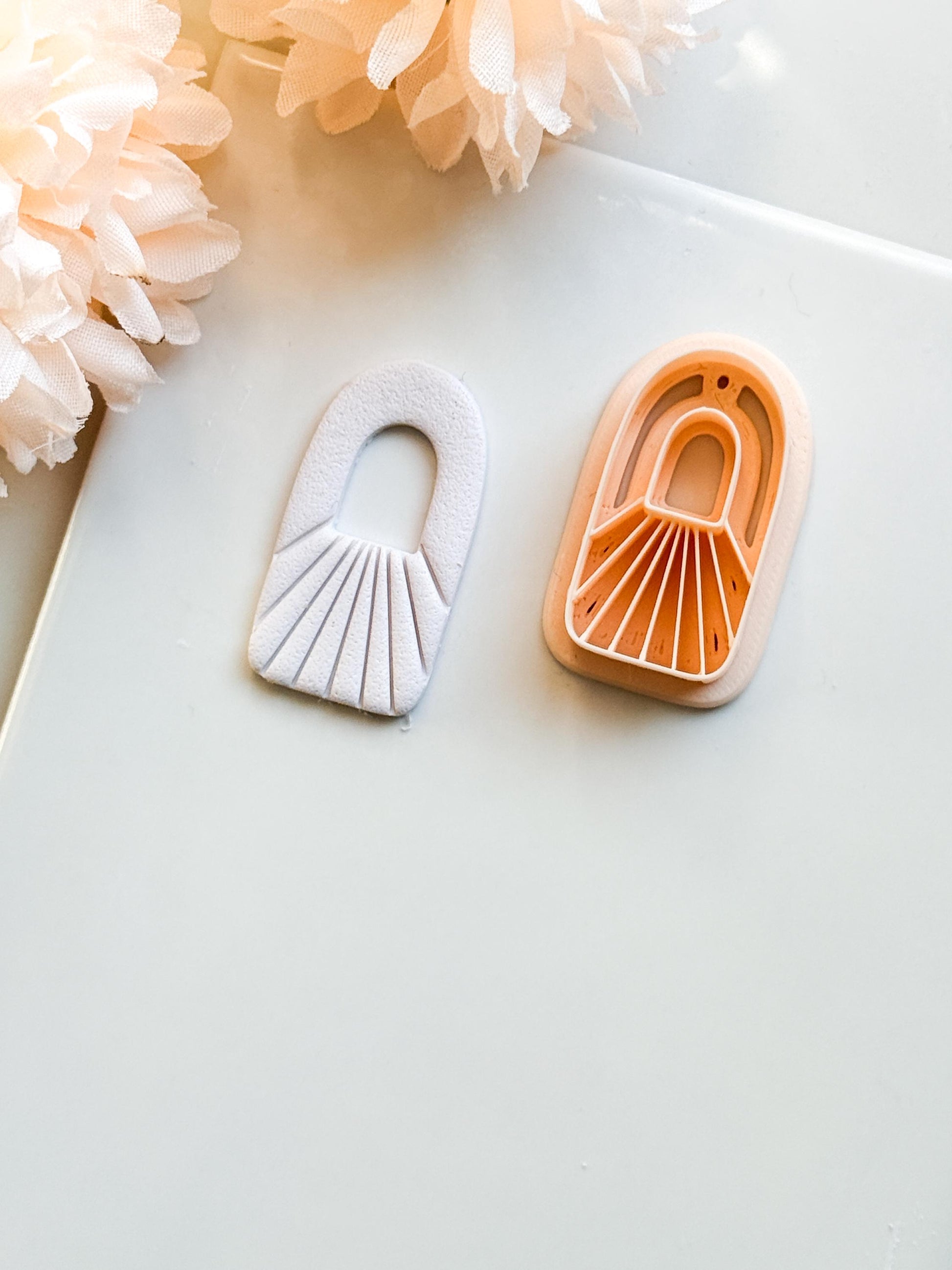 Daybreak Clay Cutter – Sunrise Arch Polymer Clay Earring Tool