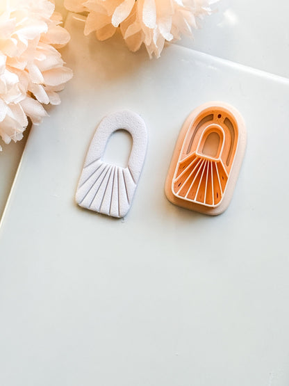 Daybreak Clay Cutter – Sunrise Arch Polymer Clay Earring Tool