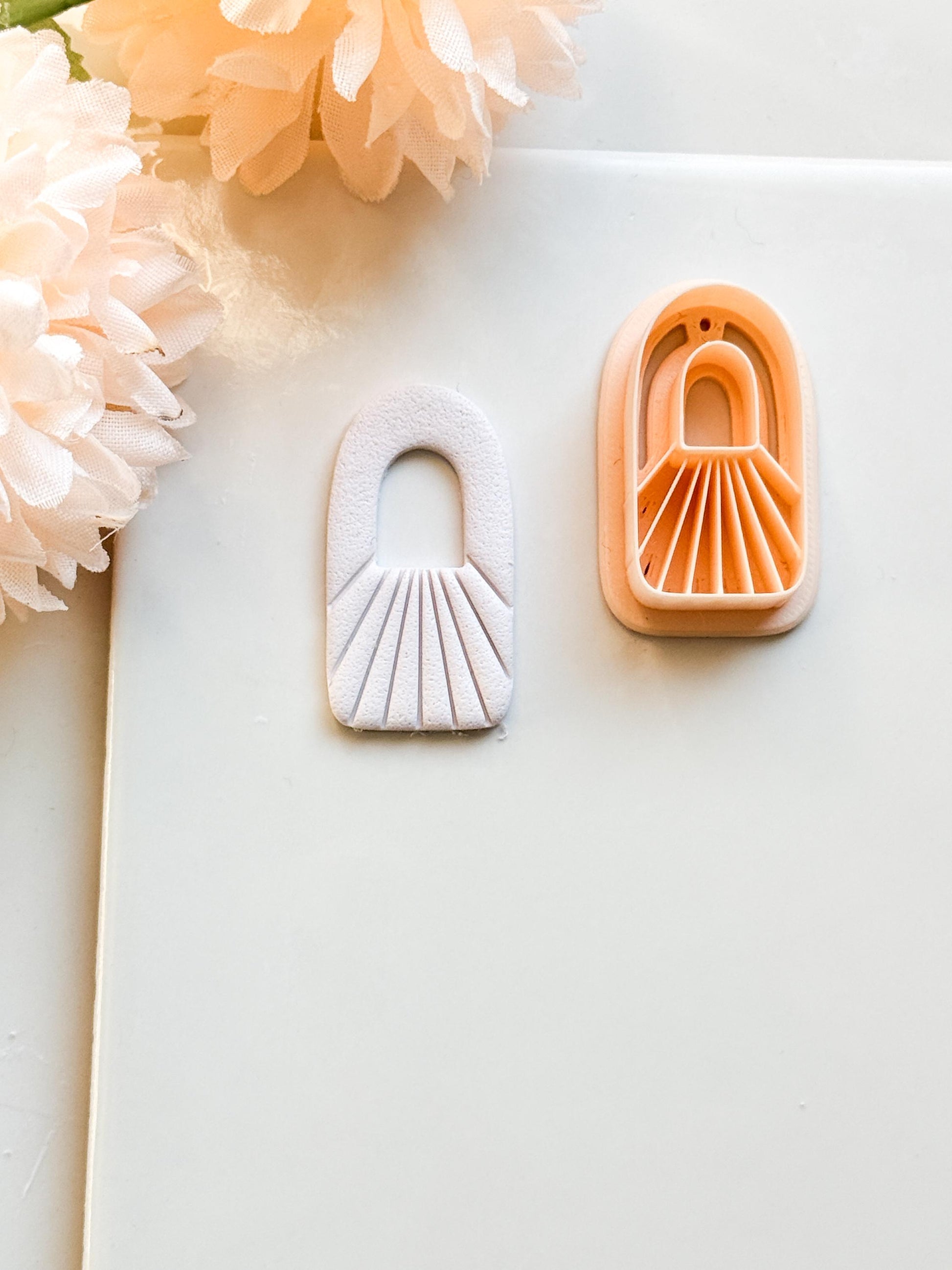 Daybreak Clay Cutter – Sunrise Arch Polymer Clay Earring Tool
