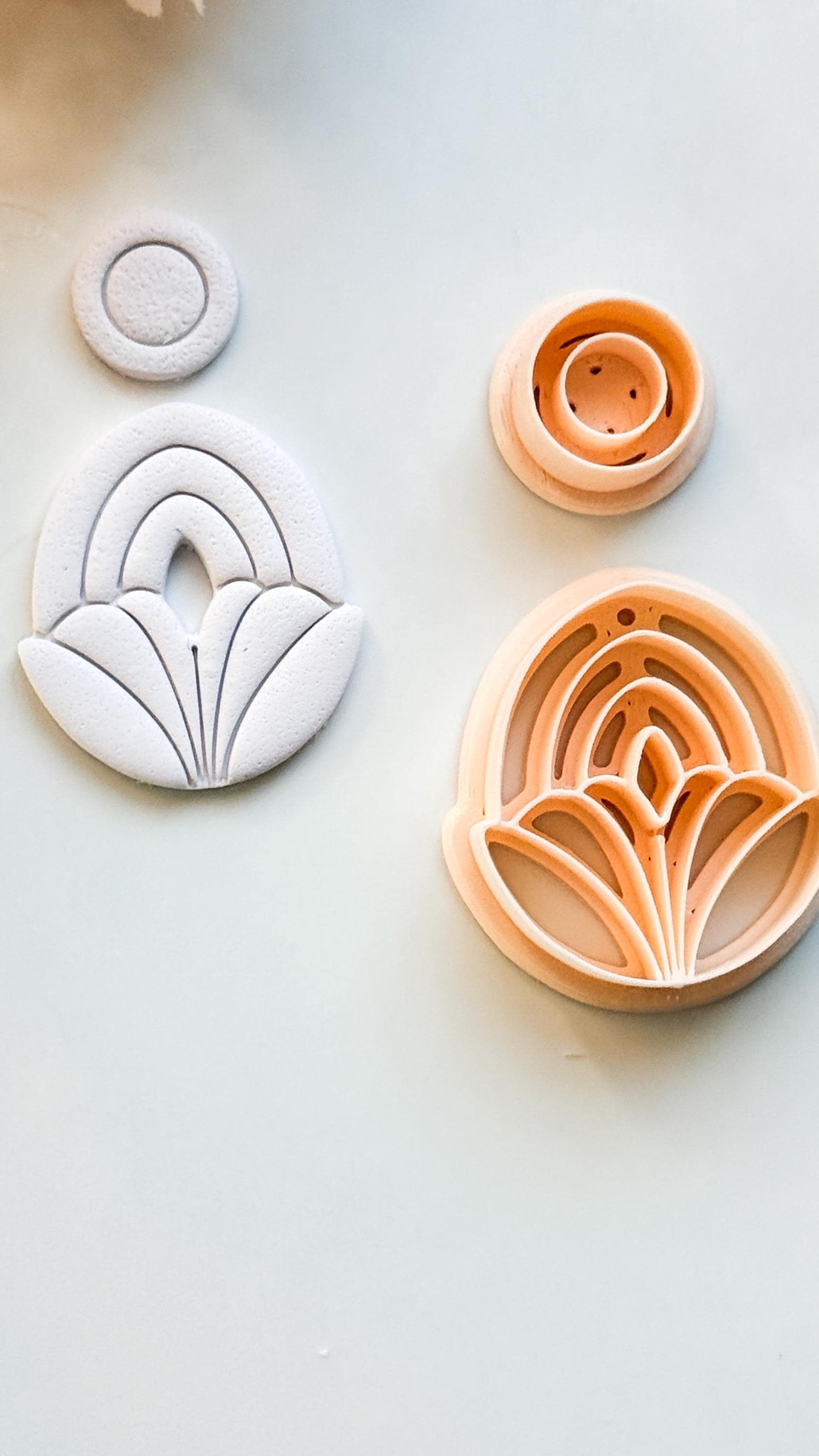Lilune Clay Cutter – Floral Arch Polymer Clay Earring Tool