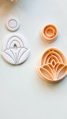 Lilune Clay Cutter – Floral Arch Polymer Clay Earring Tool
