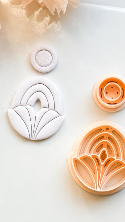Lilune Clay Cutter – Floral Arch Polymer Clay Earring Tool