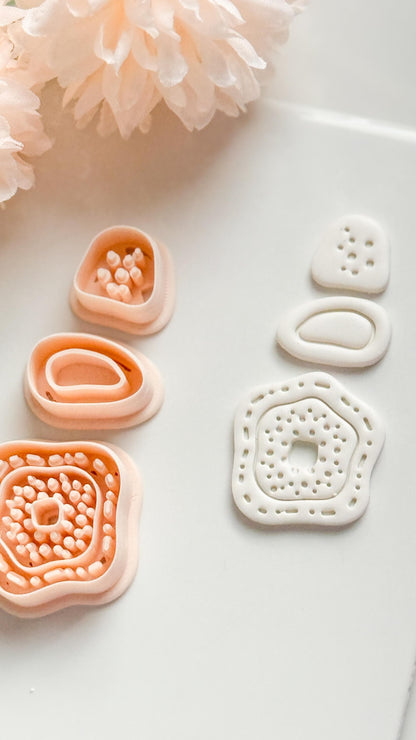Nolia Dots Clay Cutter: Layered Organic Dot Pattern Design