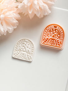 Sera View Clay Cutter: Arch Mountain & Moon Design