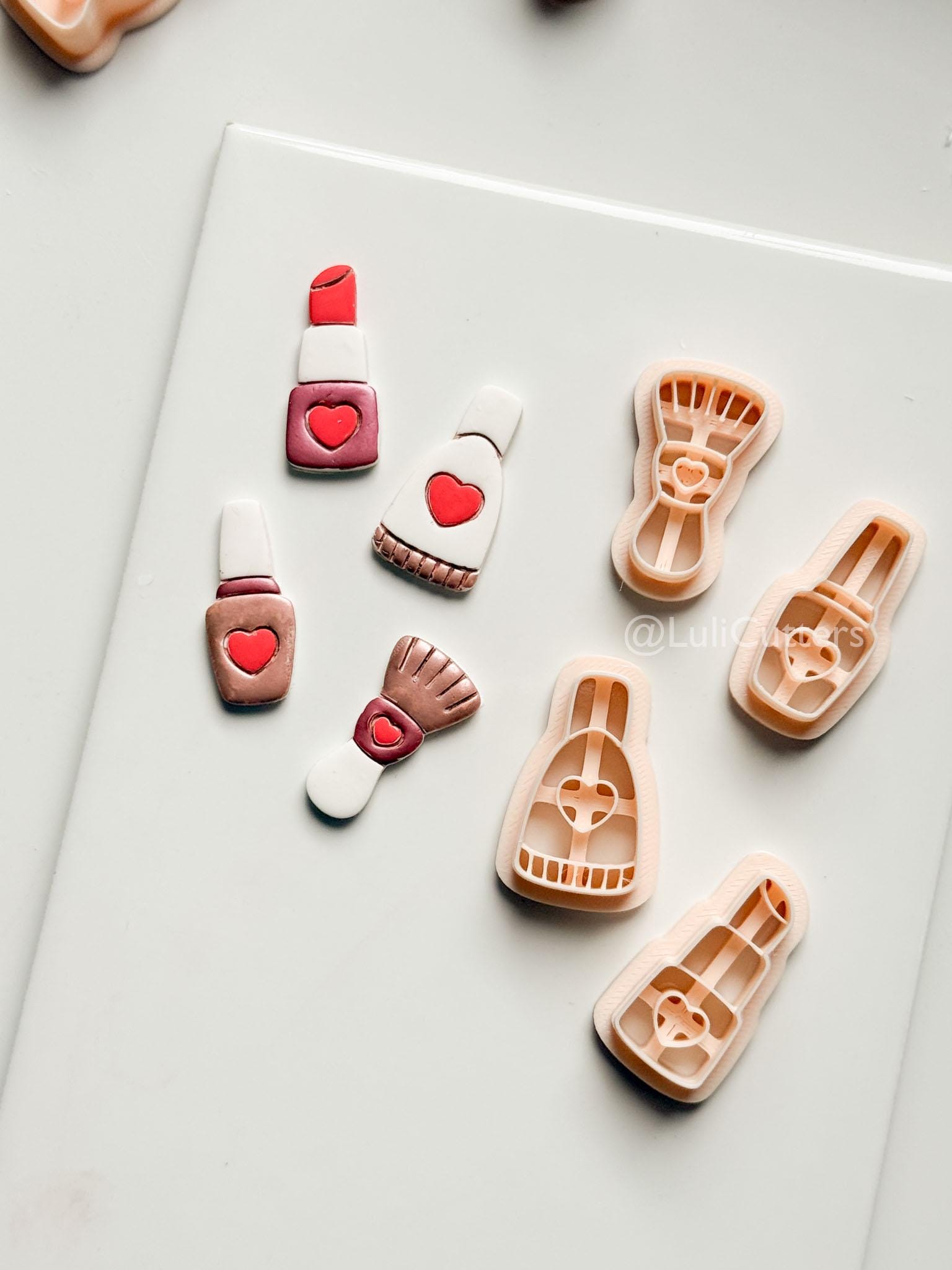 Sweetheart Glam Minis Clay Cutters: Beauty Icons