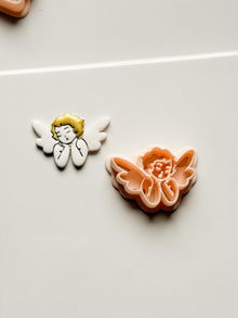 Dreamy Cherub Clay Cutter: Angel Figure Design