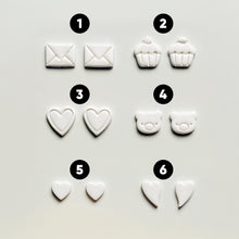 Valentines Stud Set Clay Cutters: Mini Icon Shapes