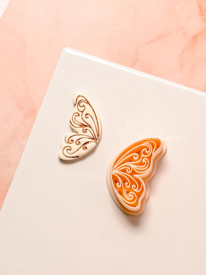 Vilore Butterfly Clay Cutter: Ornate Wing Shape