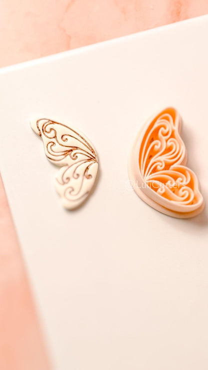 Vilore Butterfly Clay Cutter: Ornate Wing Shape