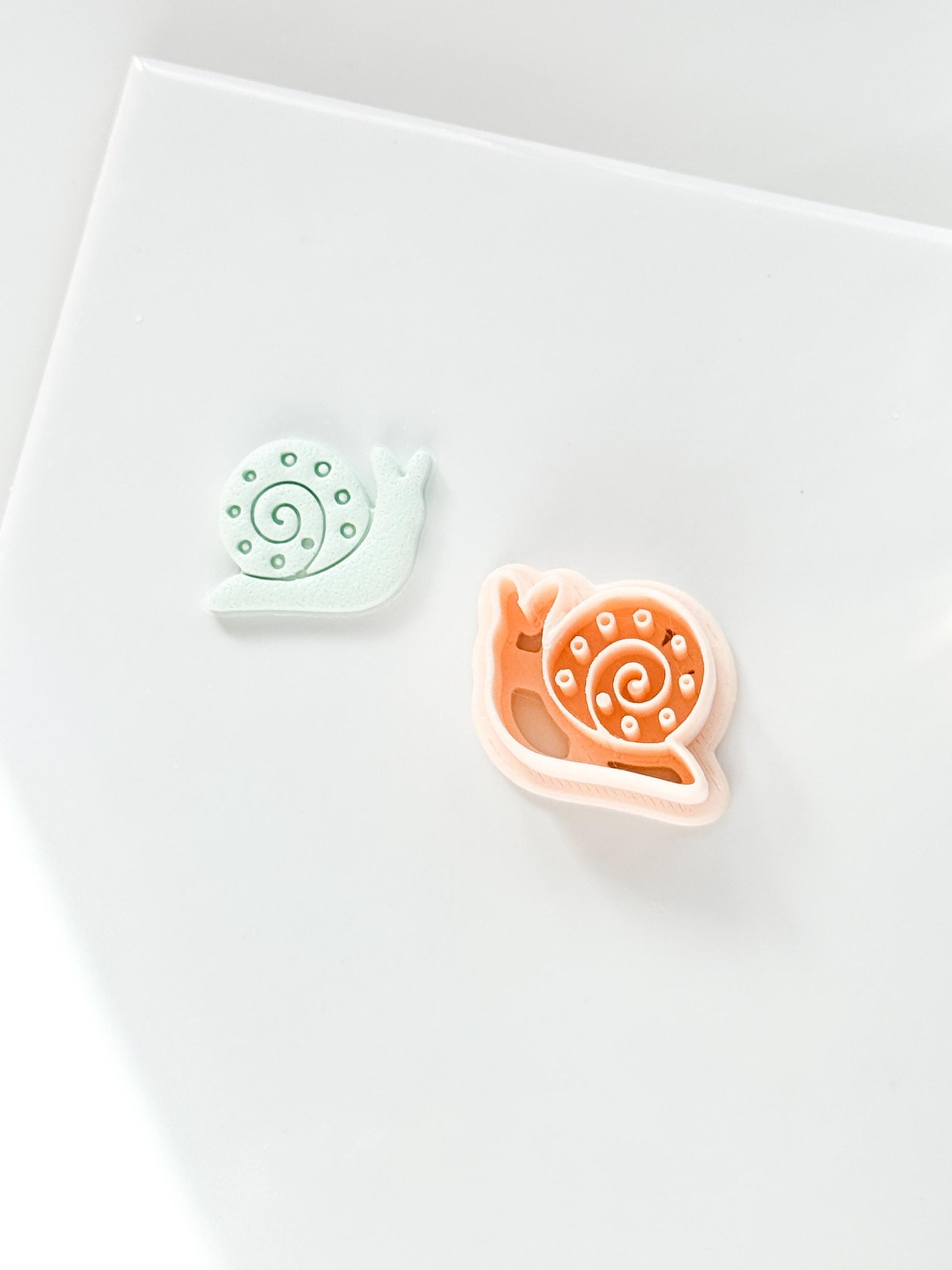 Tiny Traveler Clay Cutter: Whimsical Snail Design