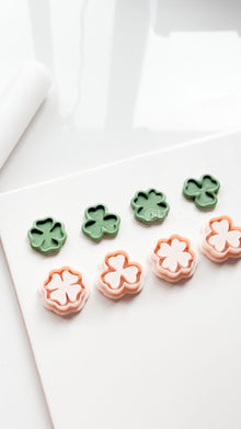 Shamrock and Four-Leaf Clover Clay Cutters: Tools for Polymer Jewelry