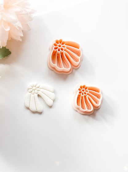 Daisy Dora Clay Cutter: Groovy Floral Arch Design for Polymer Clay Jewelry