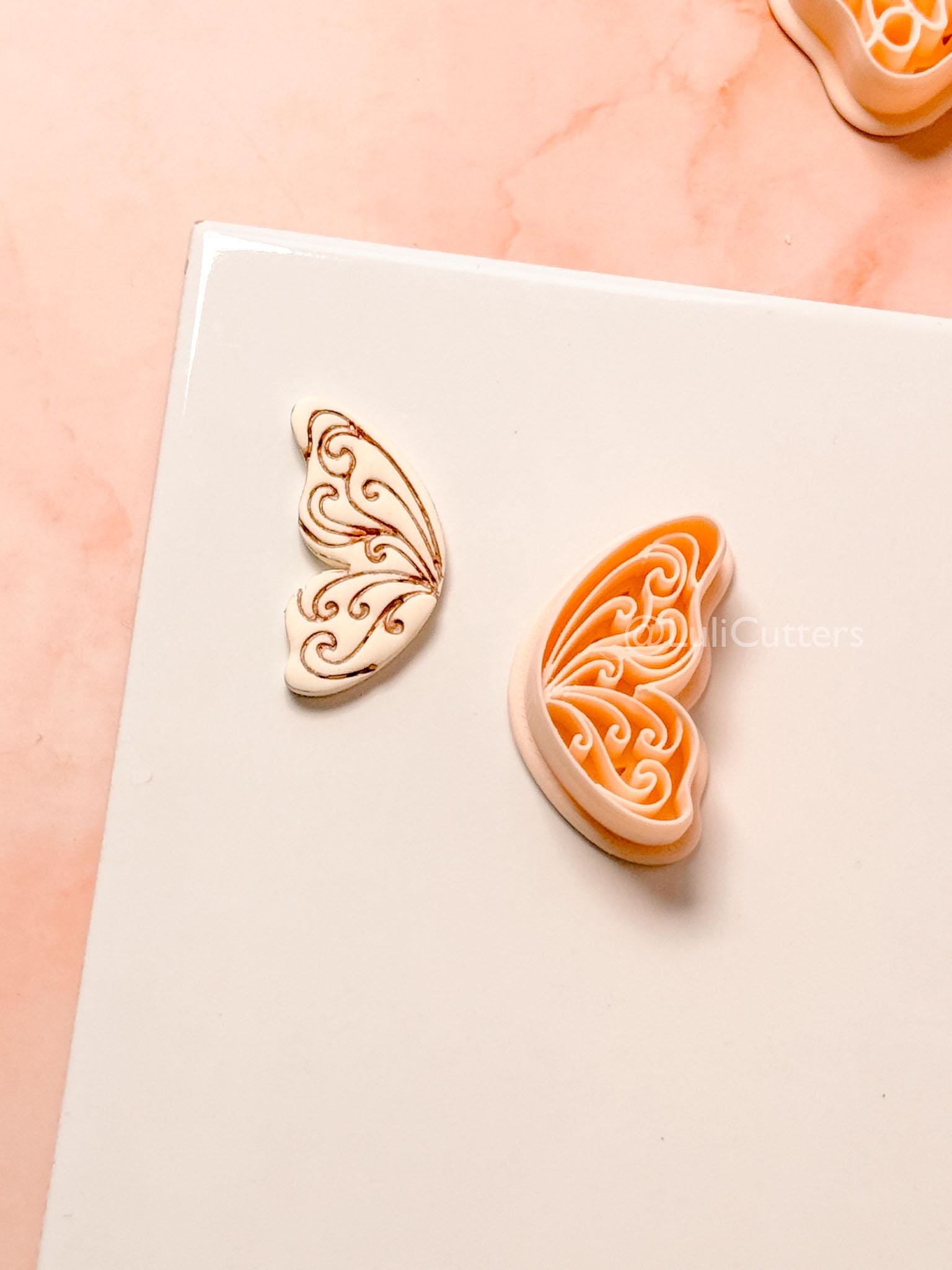 Vilore Butterfly Clay Cutter: Ornate Wing Shape