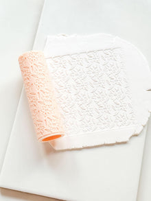 Daisy Meadow Texture Roller: Floral Pattern Tool for Polymer Clay Jewelry