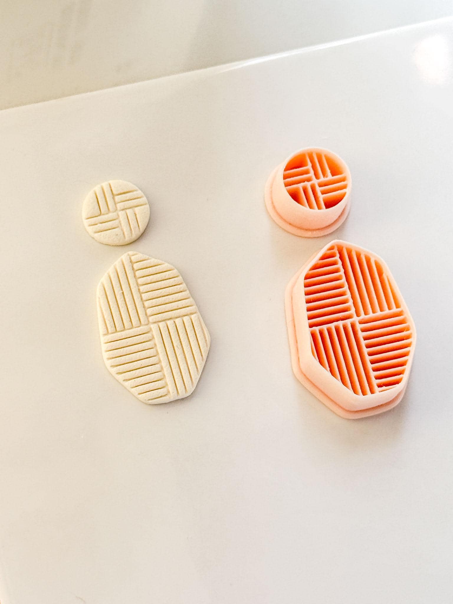 Roux Stripe Cutter : Geometric Linear Earring Shape for Polymer Clay