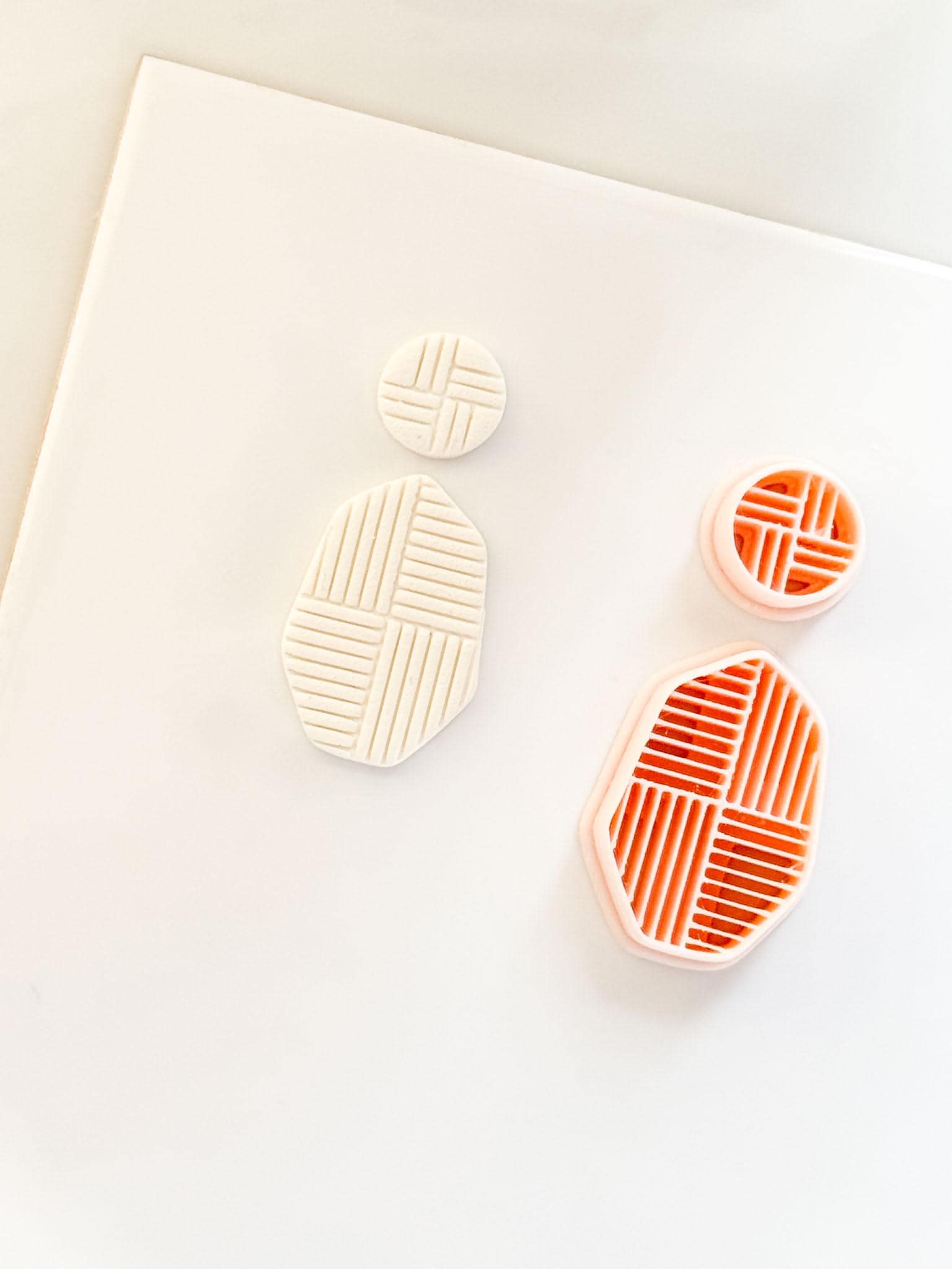 Roux Stripe Cutter : Geometric Linear Earring Shape for Polymer Clay