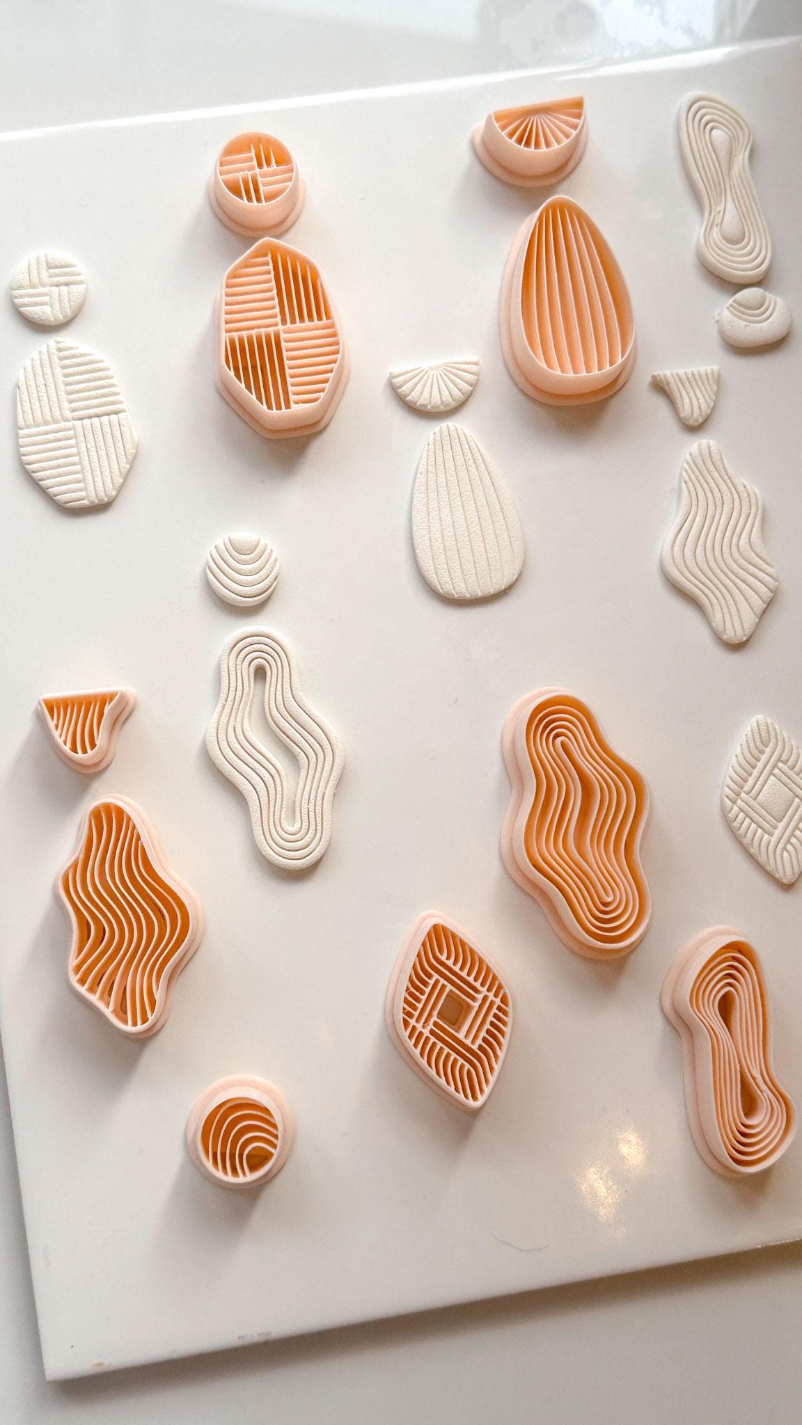 Roux Stripe Cutter : Geometric Linear Earring Shape for Polymer Clay
