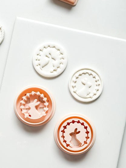 Hope Bunny Cutter: Emboss & Imprint Rabbit Shape for Polymer Clay