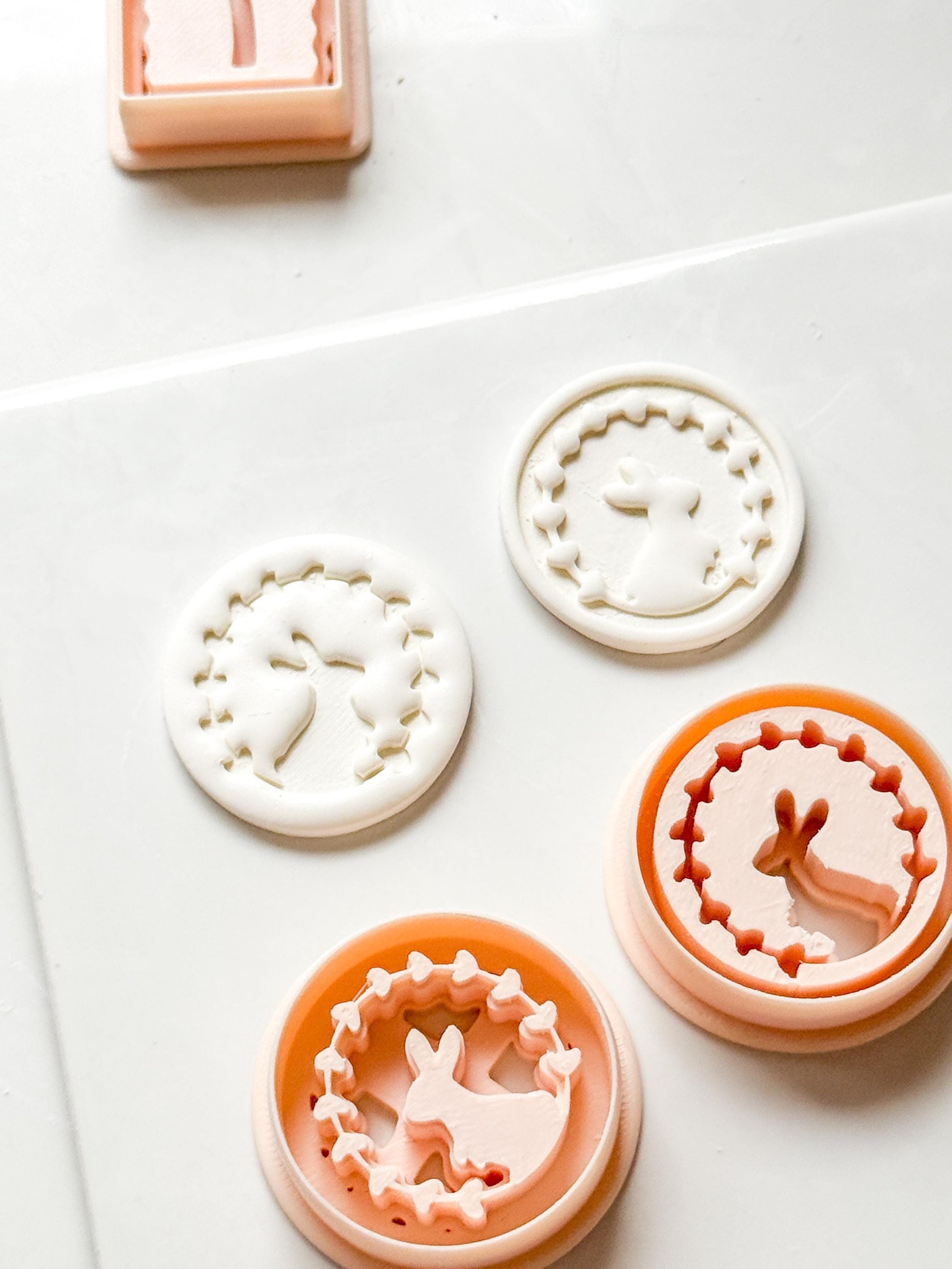 Hope Bunny Cutter: Emboss & Imprint Rabbit Shape for Polymer Clay