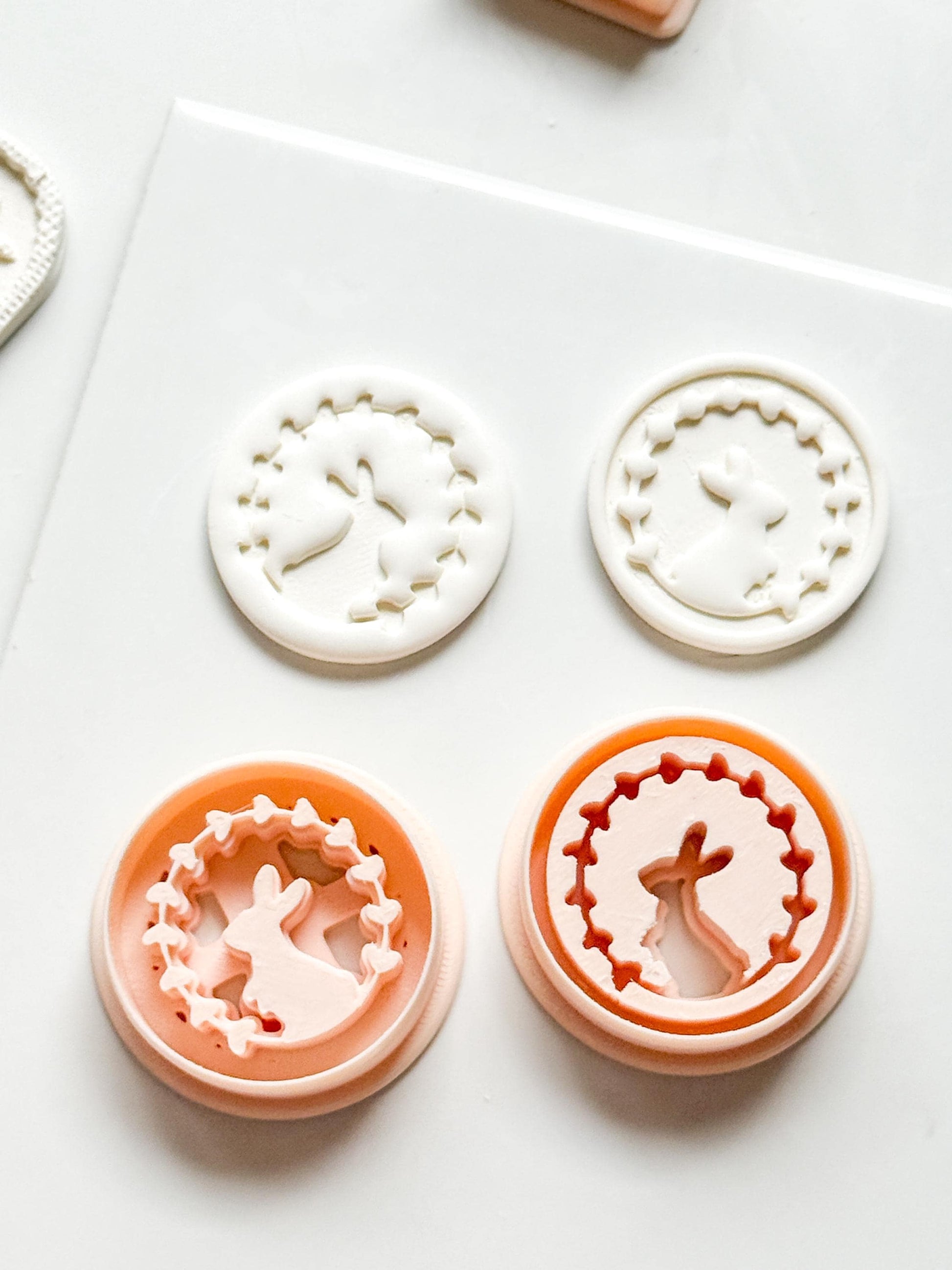 Hope Bunny Cutter: Emboss & Imprint Rabbit Shape for Polymer Clay