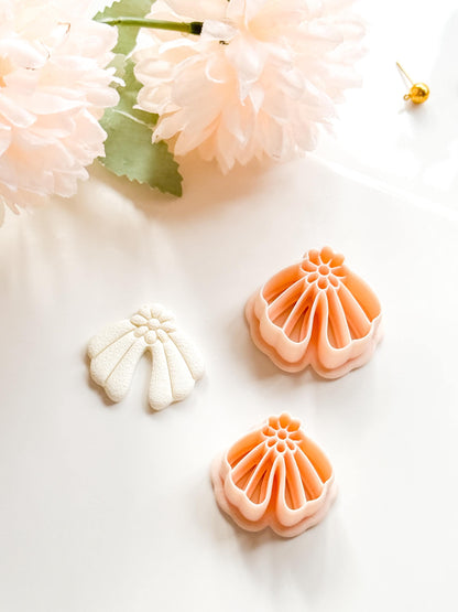 Daisy Dora Clay Cutter: Groovy Floral Arch Design for Polymer Clay Jewelry
