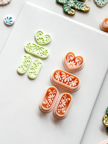 Talavera Amora Clay Cutter: Heart Floral Shape for Polymer Clay