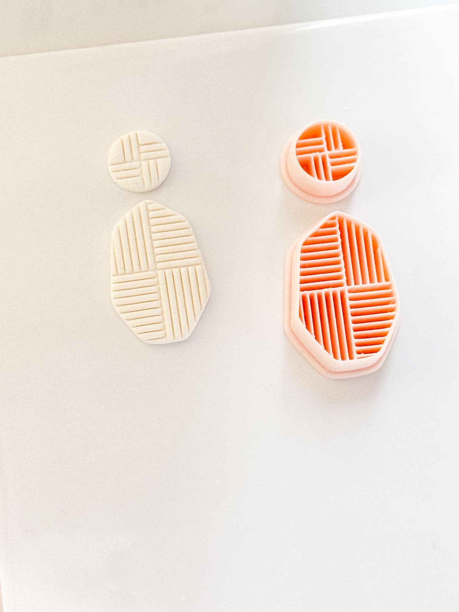 Roux Stripe Cutter : Geometric Linear Earring Shape for Polymer Clay