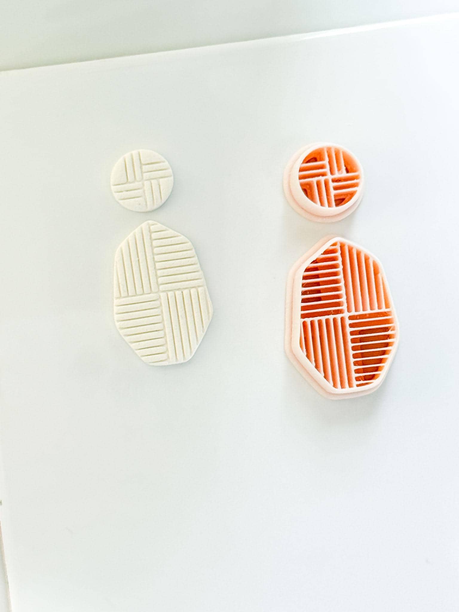 Roux Stripe Cutter : Geometric Linear Earring Shape for Polymer Clay