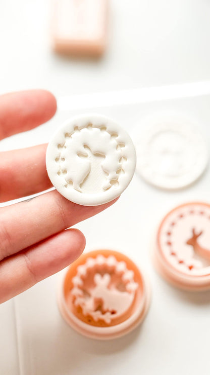 Hope Bunny Cutter: Emboss & Imprint Rabbit Shape for Polymer Clay