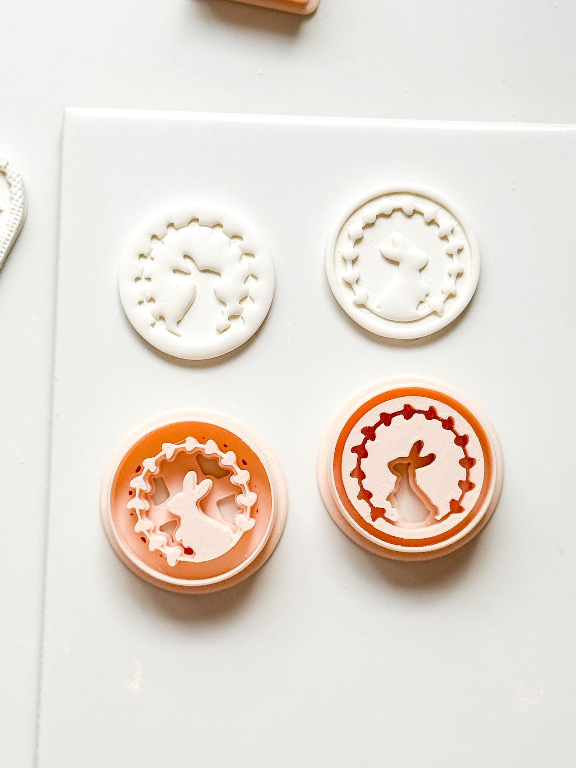 Hope Bunny Cutter: Emboss & Imprint Rabbit Shape for Polymer Clay