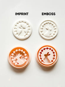 Hope Bunny Cutter: Emboss & Imprint Rabbit Shape for Polymer Clay