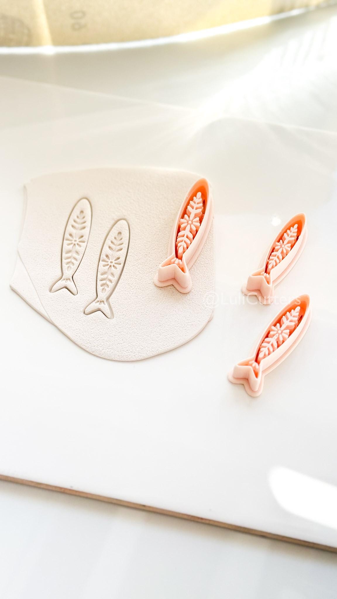 Cielo Sardine Clay Cutter | Fish Shape Cutter for Polymer Jewelry
