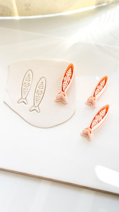 Cielo Sardine Clay Cutter | Fish Shape Cutter for Polymer Jewelry