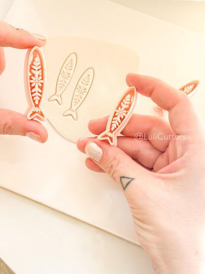 Cielo Sardine Clay Cutter | Fish Shape Cutter for Polymer Jewelry