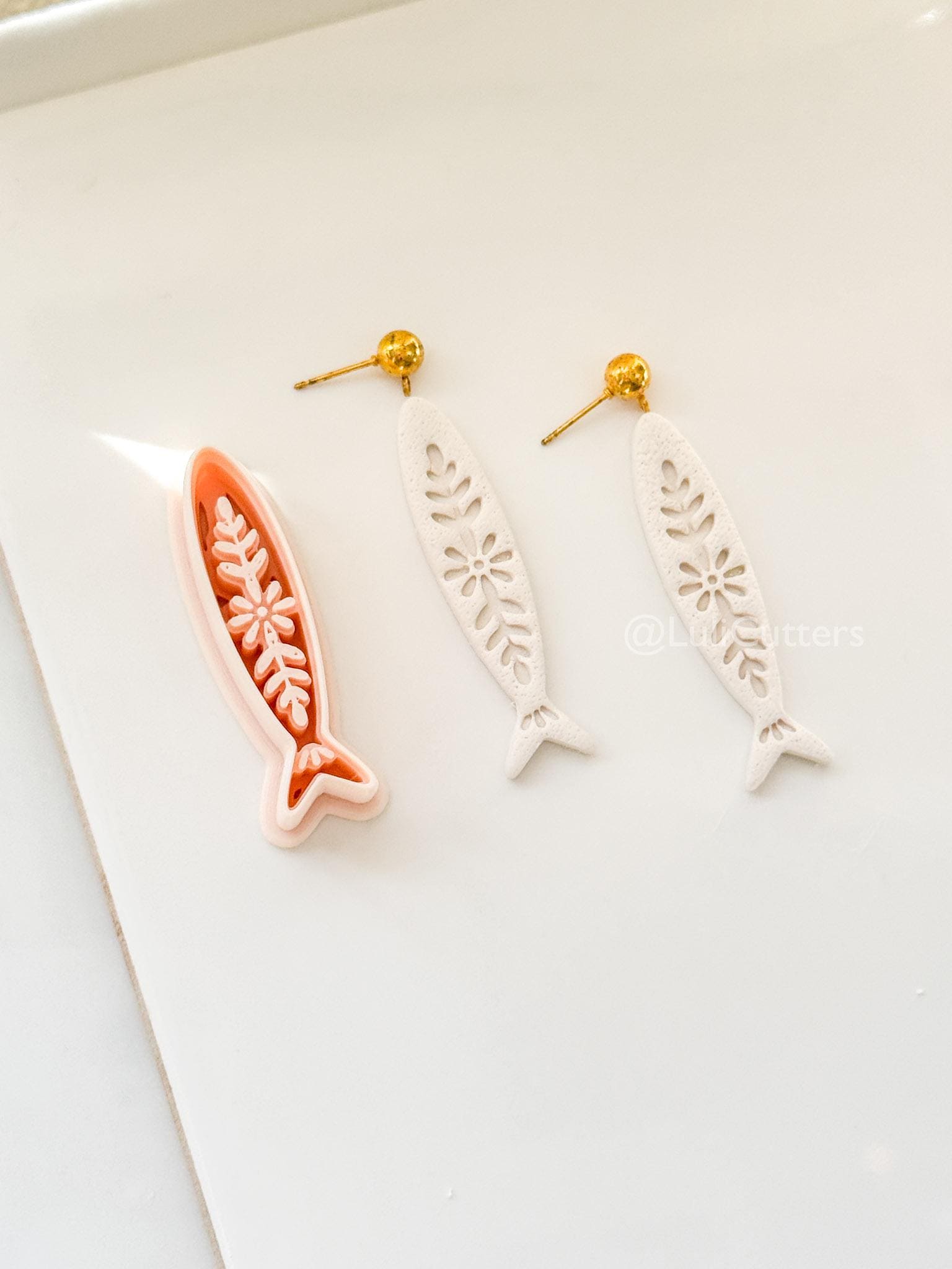 Cielo Sardine Clay Cutter | Fish Shape Cutter for Polymer Jewelry