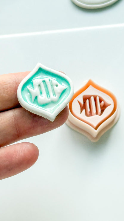 Coral Muse Clay Cutter | Tropical Fish Shape