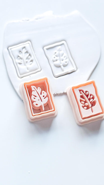 Jolie Jungle Clay Cutters | Monstera Leaf Deboss & Emboss Tools