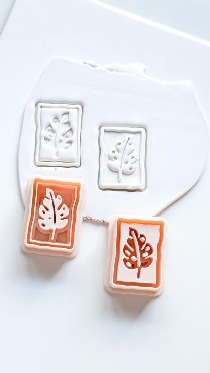 Jolie Jungle Clay Cutters | Monstera Leaf Deboss & Emboss Tools