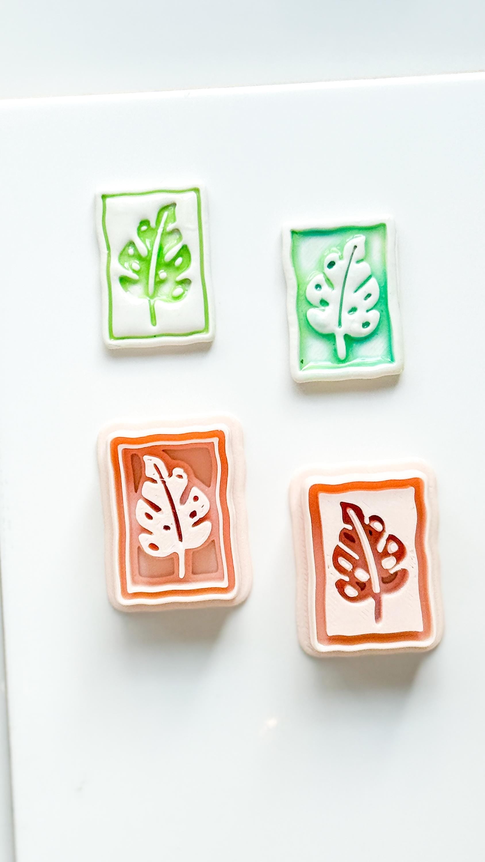 Jolie Jungle Clay Cutters | Monstera Leaf Deboss & Emboss Tools