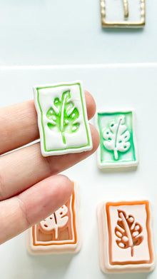 Jolie Jungle Clay Cutters | Monstera Leaf Deboss & Emboss Tools