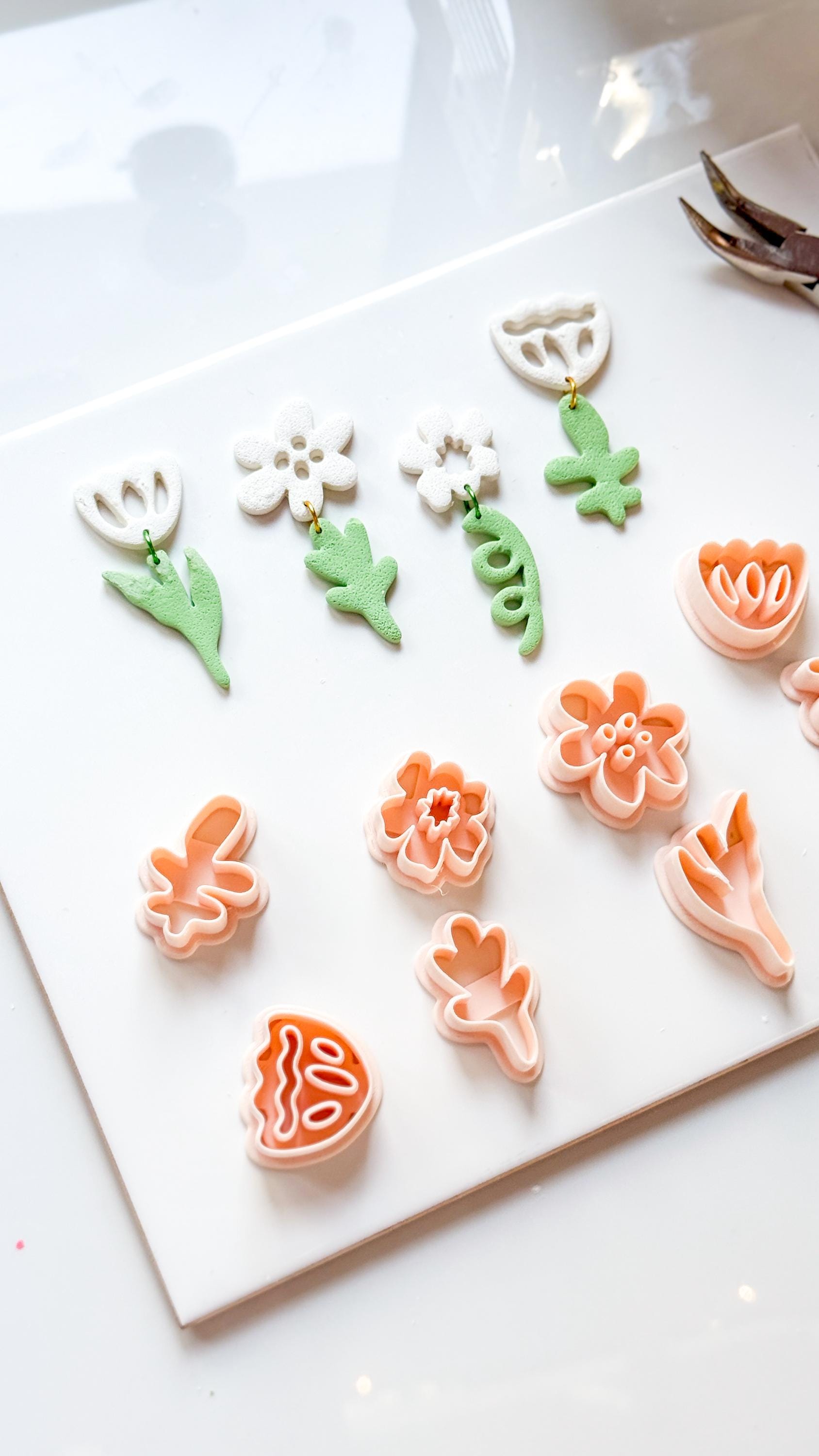 Cut-Out Bloom Cutters | Floral Earring Shapes for Polymer Clay