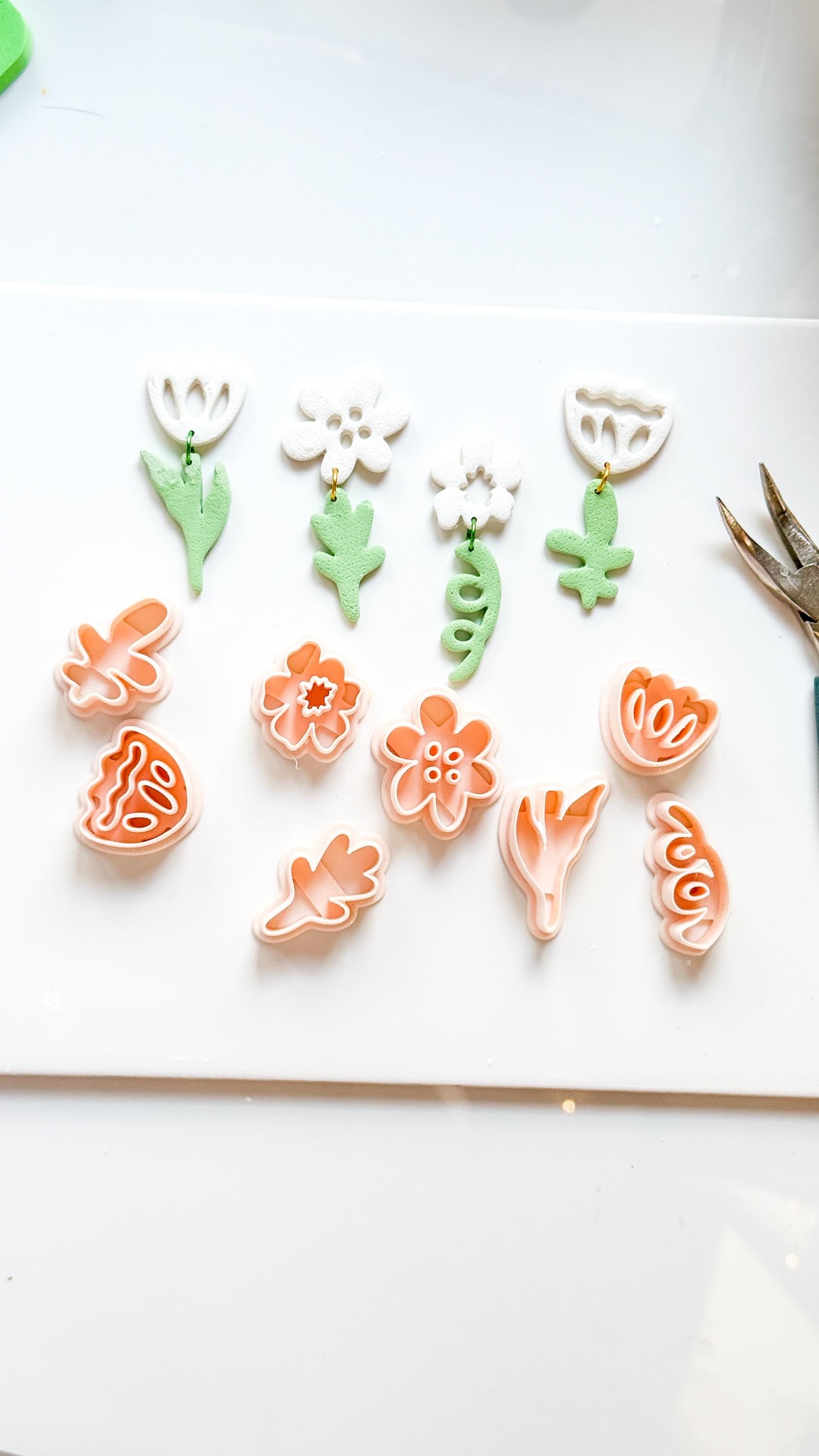 Cut-Out Bloom Cutters | Floral Earring Shapes for Polymer Clay