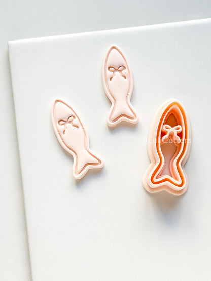 Sardine Chérie Cutter | Fish Bow Shape Tool for Polymer Clay