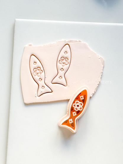 Sardine Chérie Cutter | Fish Bow Shape Tool for Polymer Clay