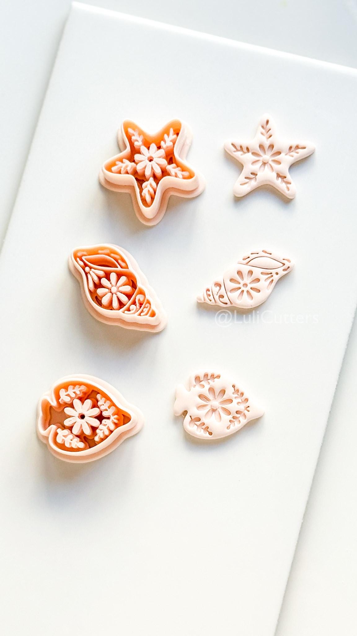 Swimming in Blooms Cutter | Polymer Clay Earring Cutter