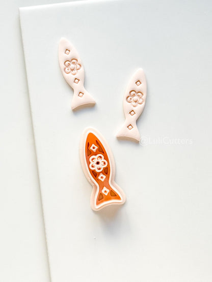 Petit Ruban Cutter | Leaf Floral Shape Tool for Polymer Clay