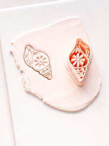 Floral Shell Clay Cutter for earrings