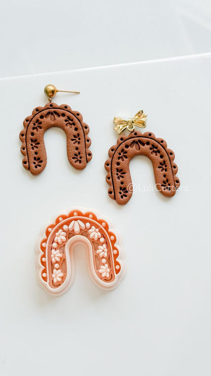 Arch de Cherie : Floral Arch Shape for Polymer Clay Earrings