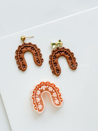 Arch de Cherie : Floral Arch Shape for Polymer Clay Earrings