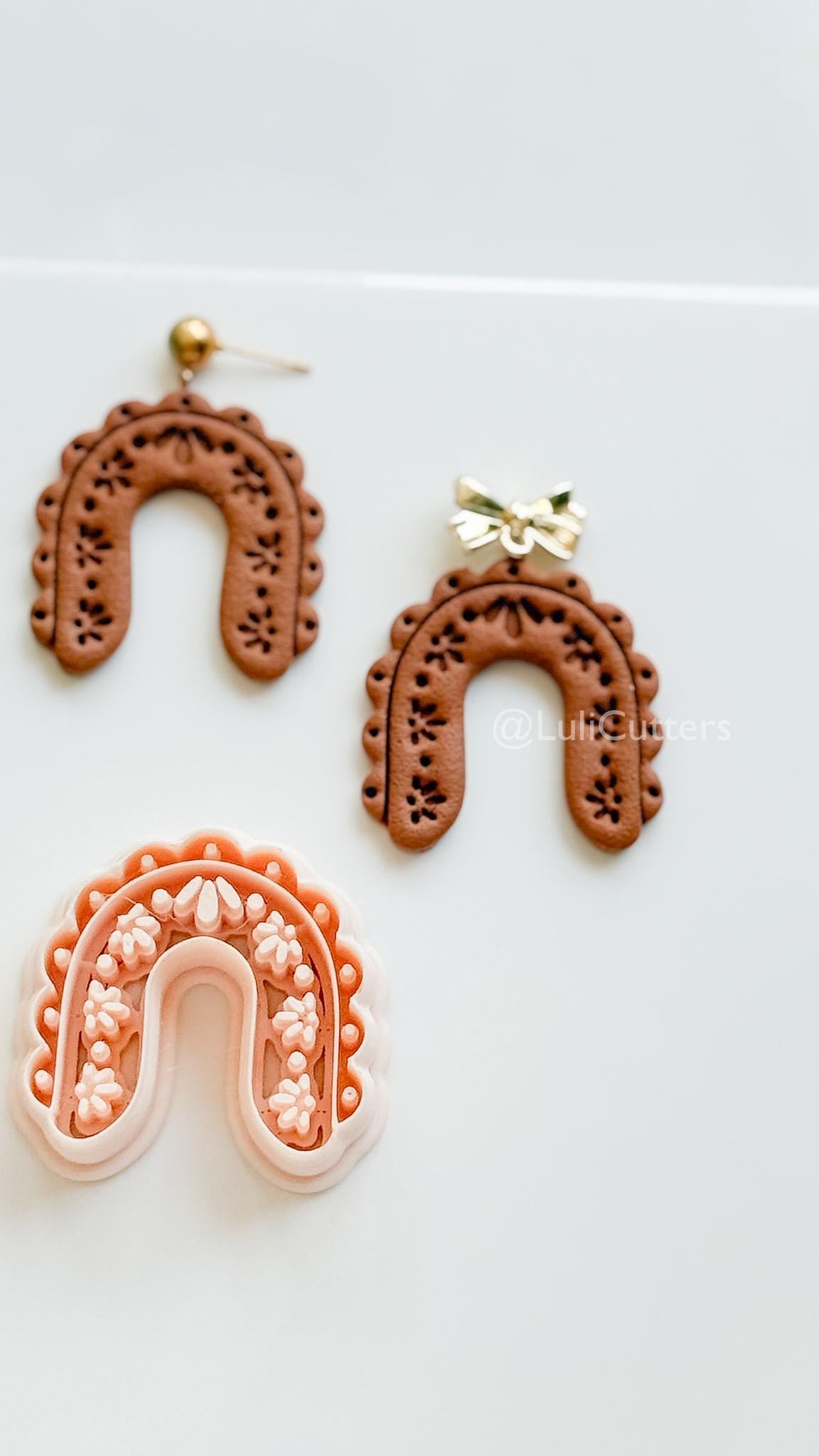 Arch de Cherie : Floral Arch Shape for Polymer Clay Earrings